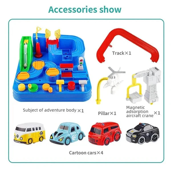 Car Adventure Mechanical Track Toy