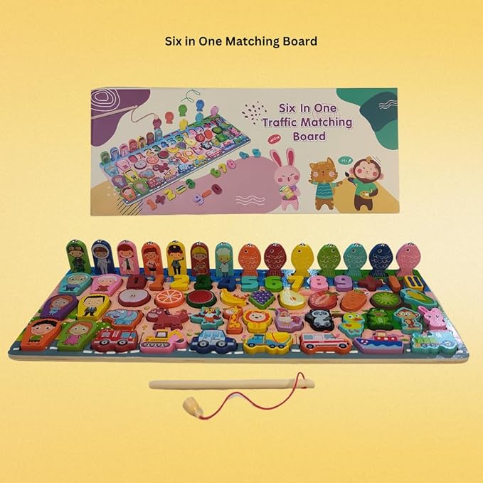 6-in-1 Traffic Matching & Counting Board