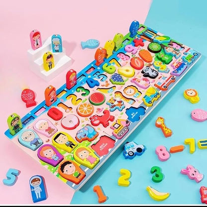 6-in-1 Traffic Matching & Counting Board
